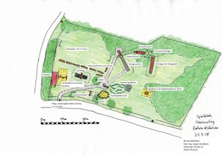 Planung für die Neugestaltung des Spielplatzes